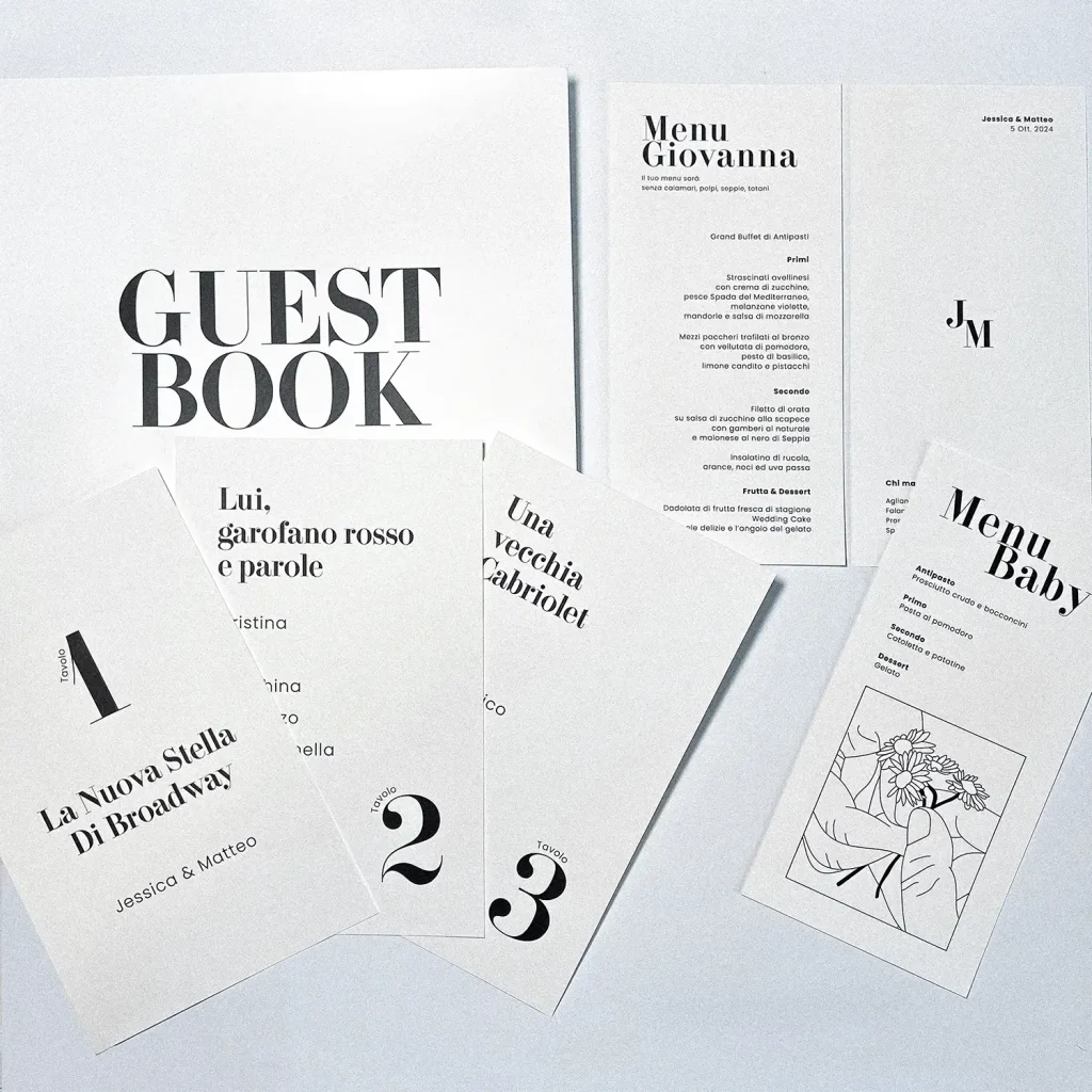 Come organizzare un Matrimonio: Idee e Consigli - graficawedding.it - grafica coordinata per matrimoni