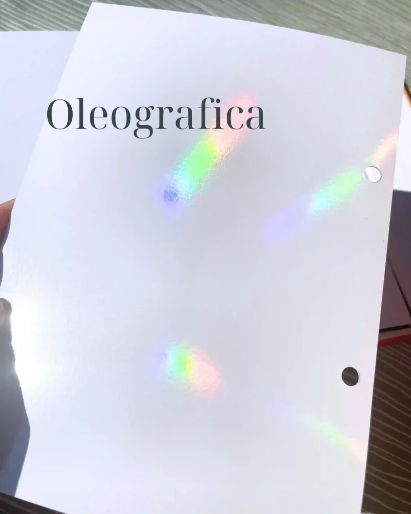 Carta Oleografica color arcobaleno