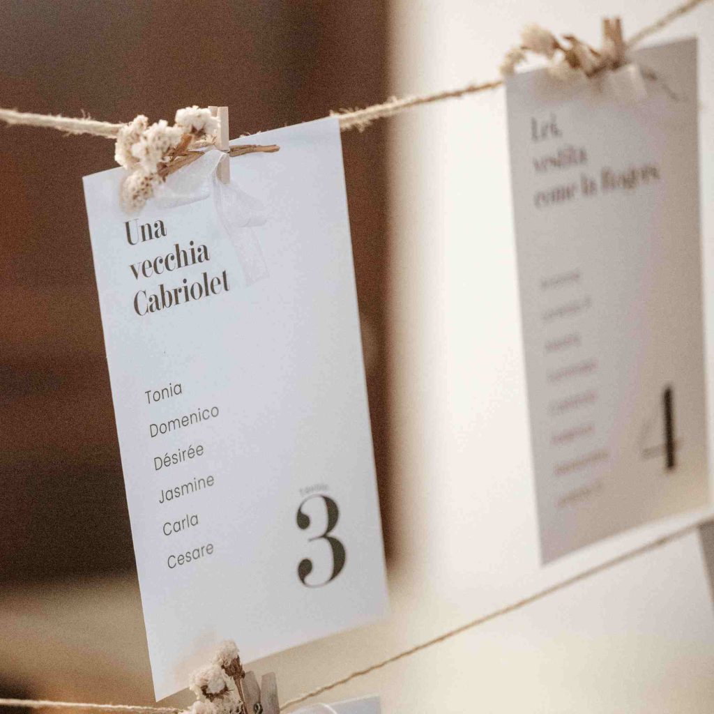 grafica wedding - tableau de mariage
