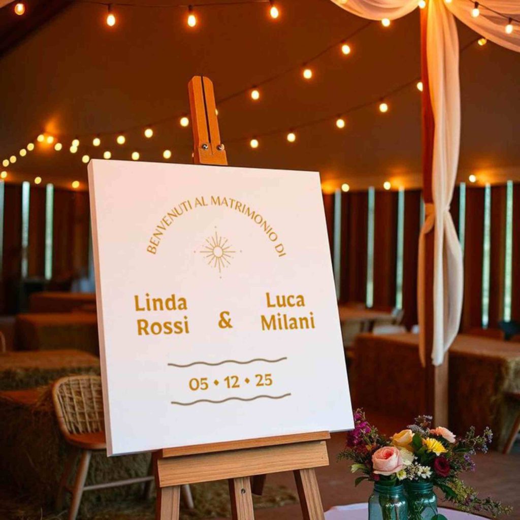 grafica wedding - welcome banner