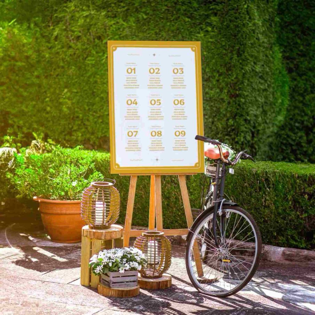 grafica wedding - tableau de mariage