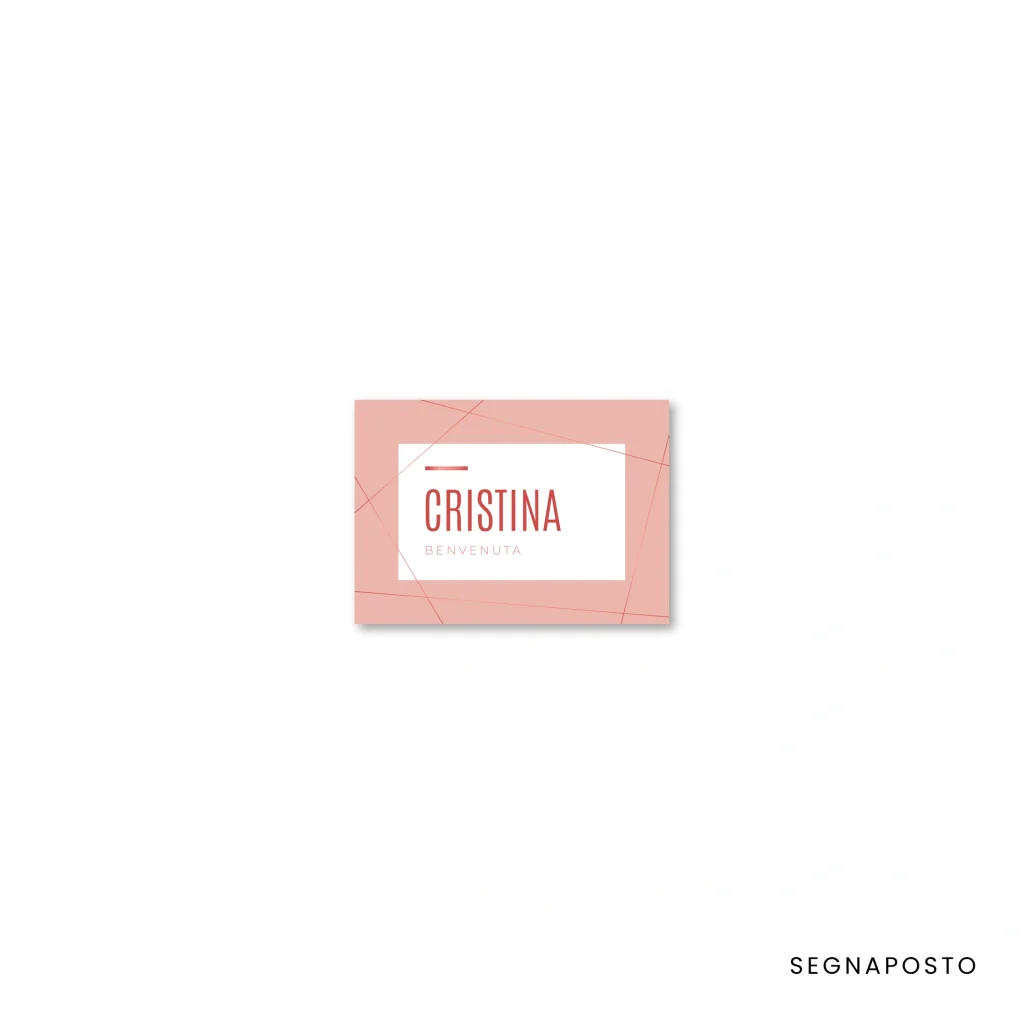 grafica wedding - segnaposto per matrimonio a tema destino romantico