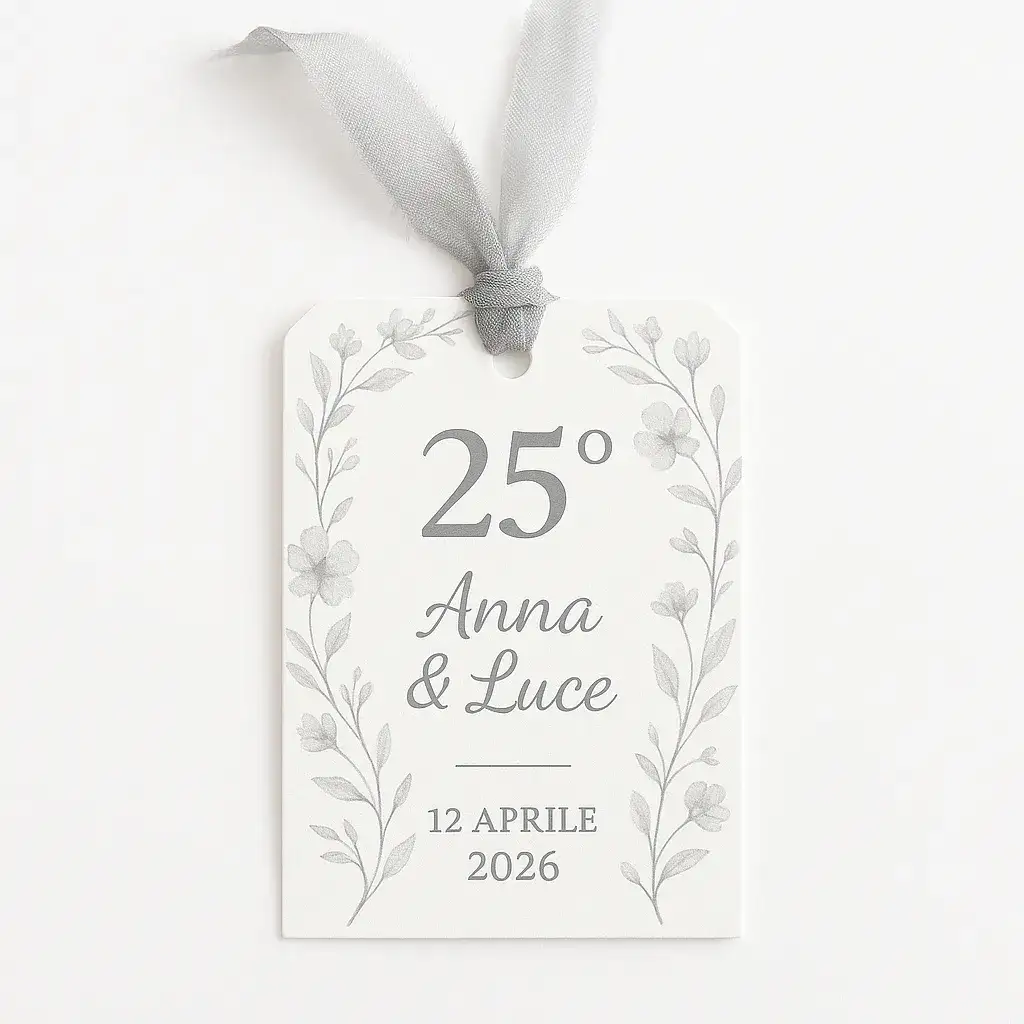 Grafica personalizzata per Anniversari di Matrimonio​ - Grafica Wedding