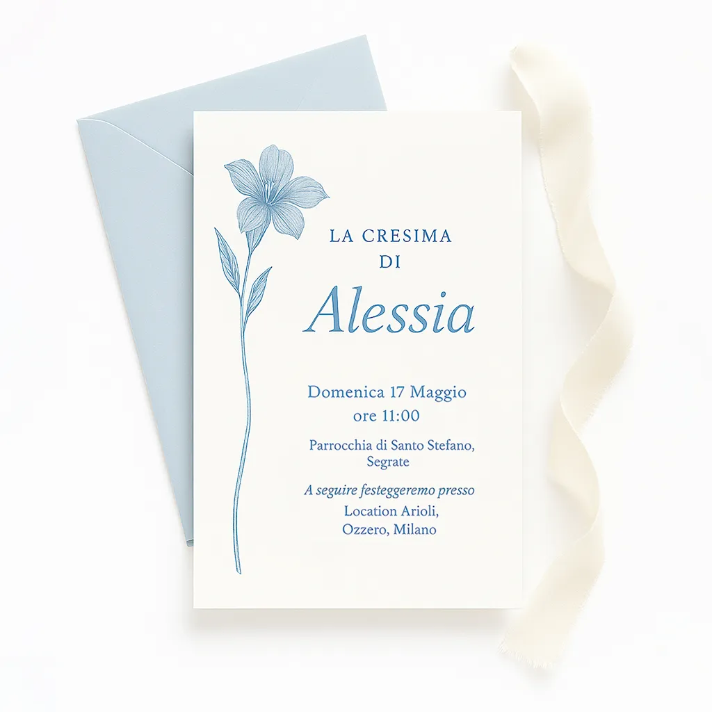 Grafica personalizzata per Cresime​ - Grafica Wedding