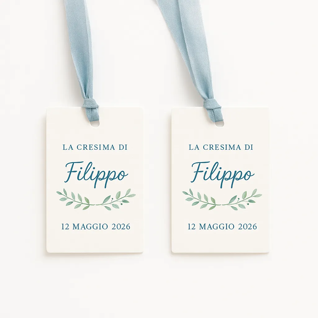 Grafica personalizzata per Cresime​ - Grafica Wedding