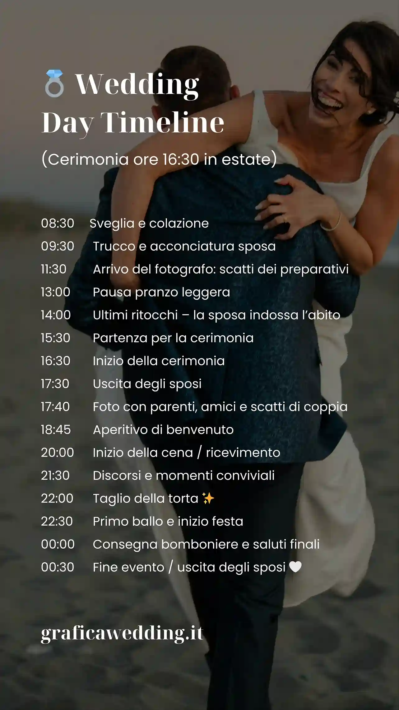 Matrimonio estivo: la Wedding Day Timeline 🌞
