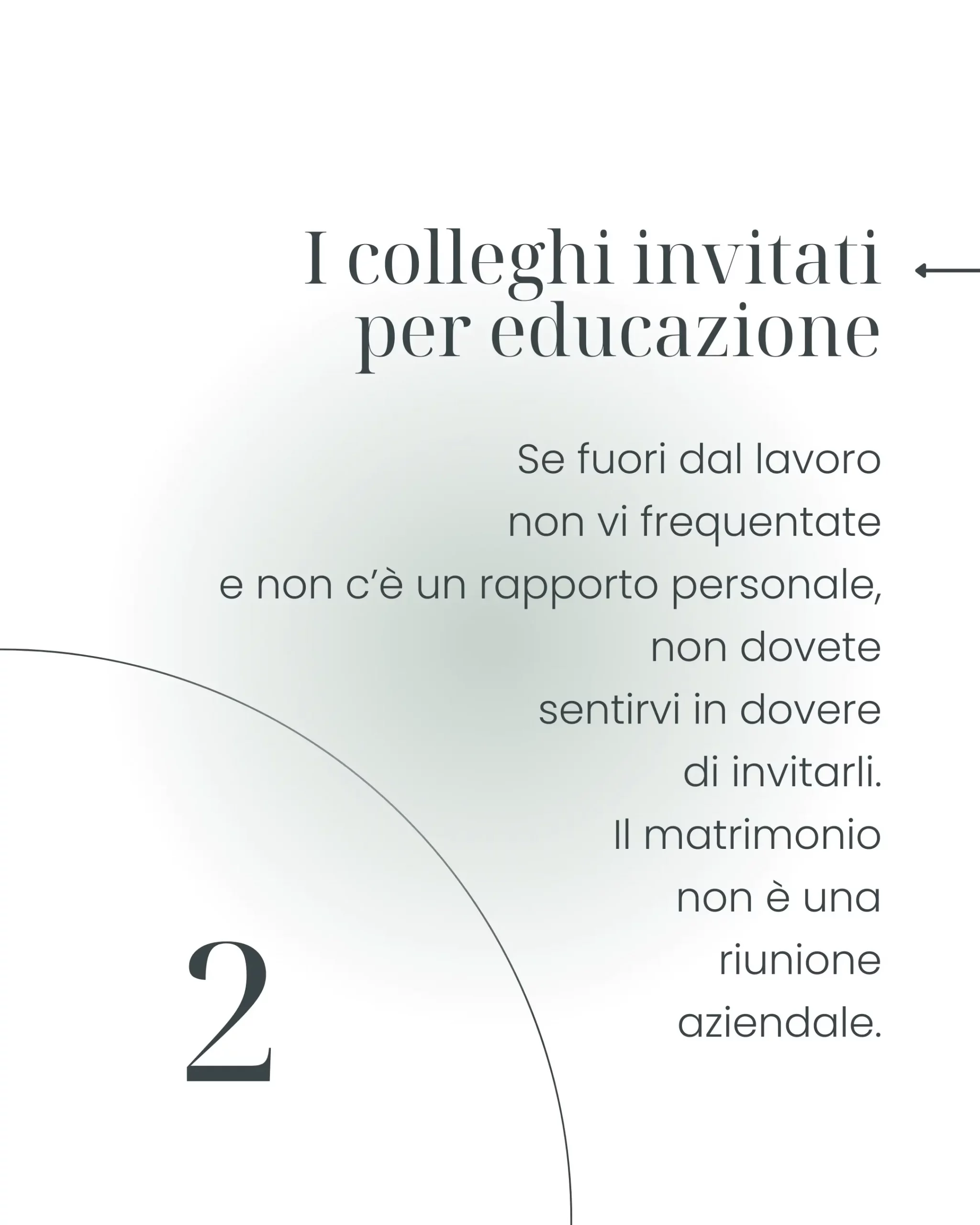 Chi non invitare al matrimonio: scegliere gli ospiti senza sensi di colpa - grafica wedding