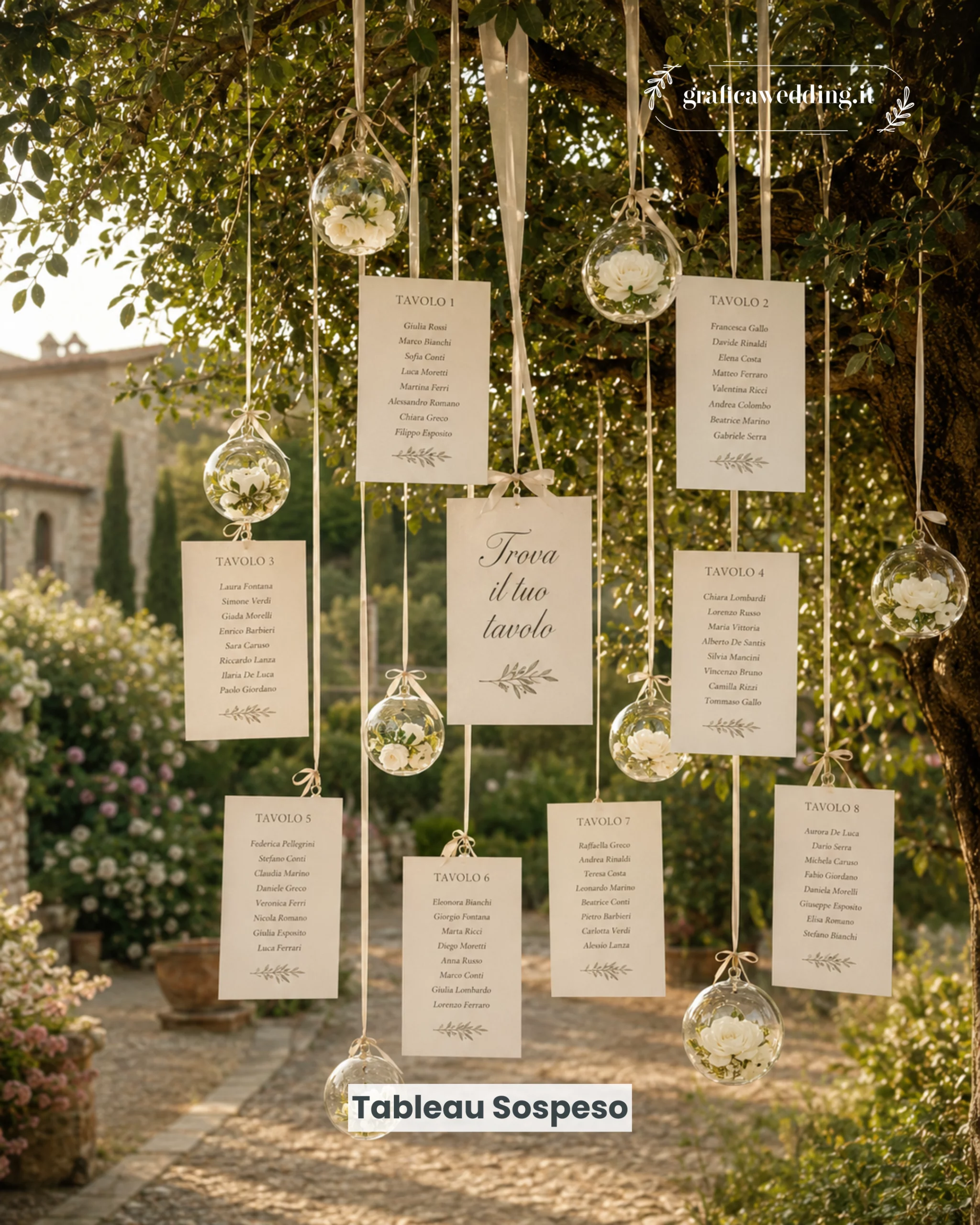 Tableau de Mariage sospeso - grafica wedding