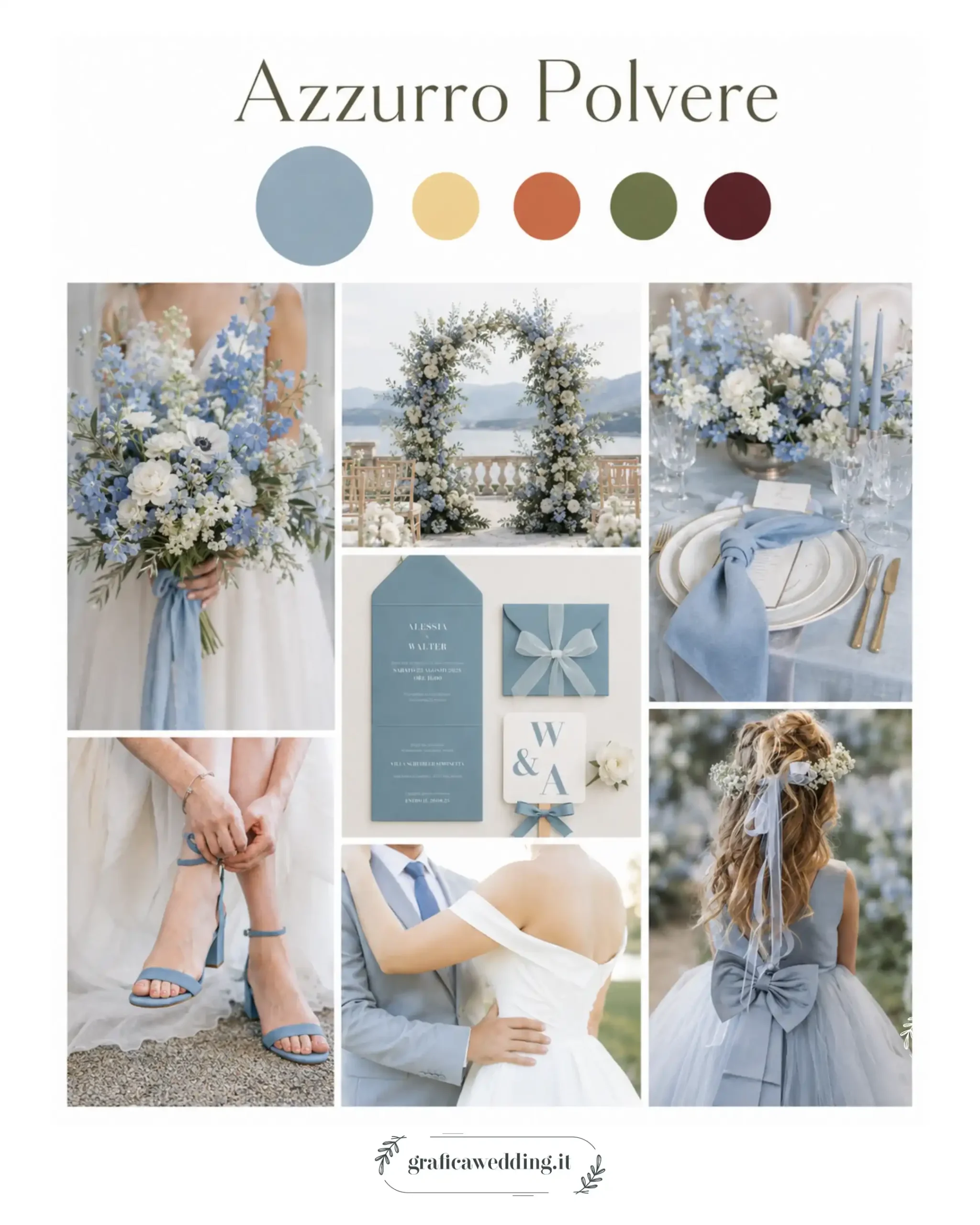 color palette 2027 - Grafica Wedding